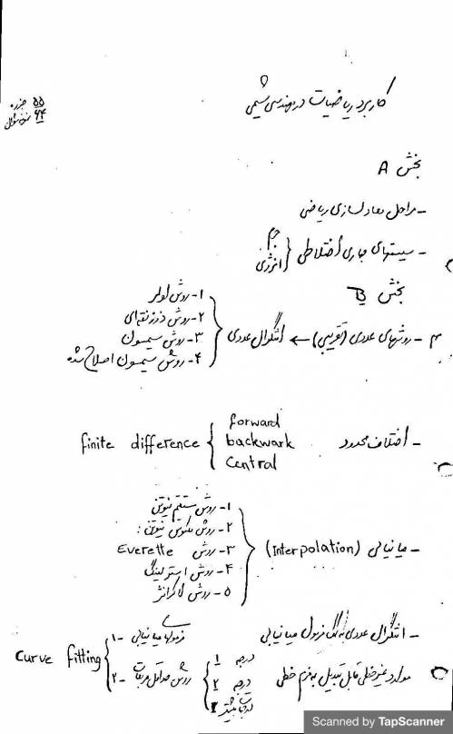 کاربرد ریاضیات در مهندسی شیمی 